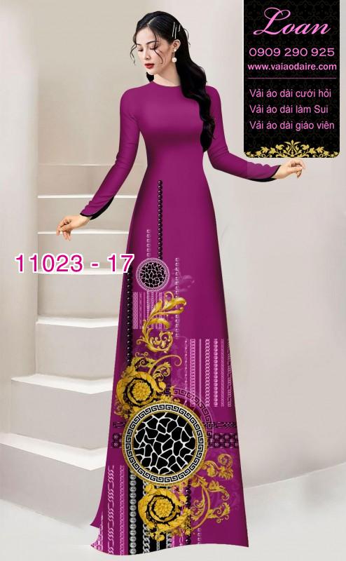 Vải áo dài hoa 3D Vải áo dài hoa 3D