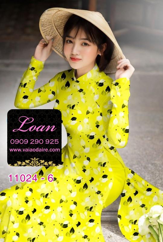 Vải áo dài hoa nhỏ