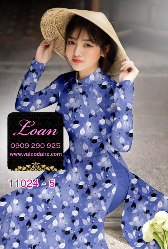 Vải áo dài hoa nhỏ