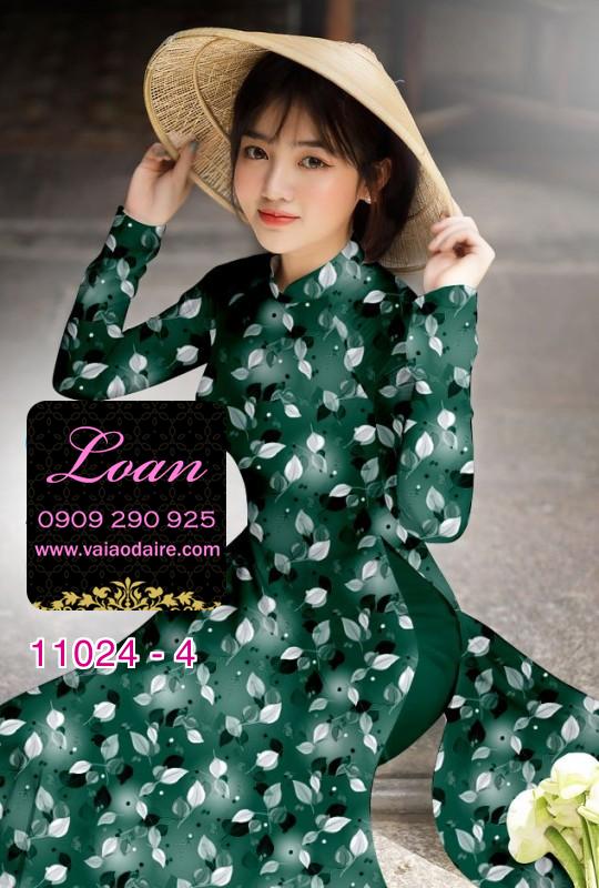 Vải áo dài hoa nhỏ