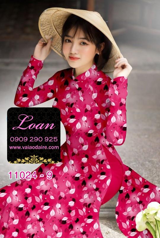 Vải áo dài hoa nhỏ