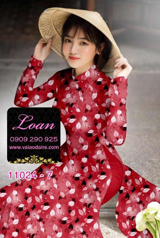 Vải áo dài hoa nhỏ