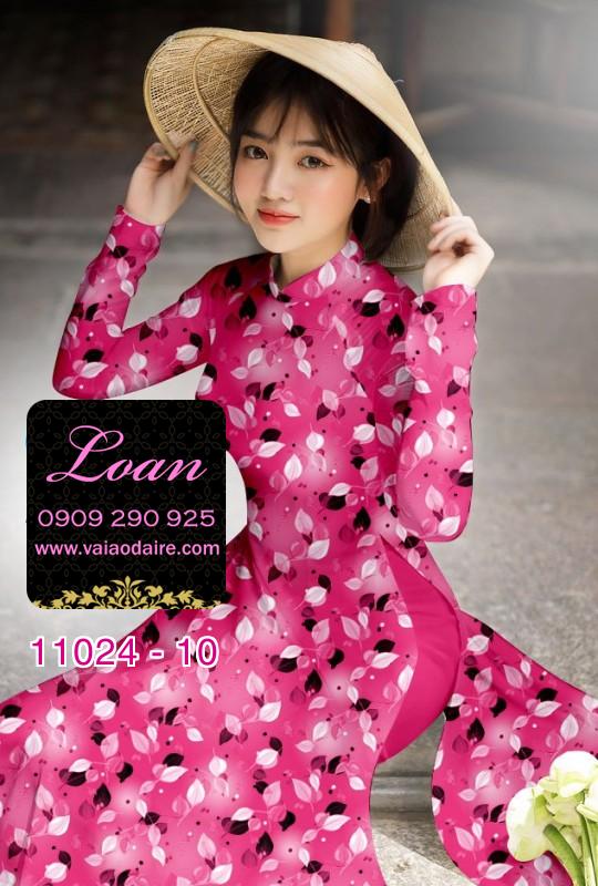 Vải áo dài hoa nhỏ