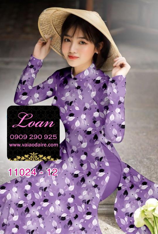 Vải áo dài hoa nhỏ