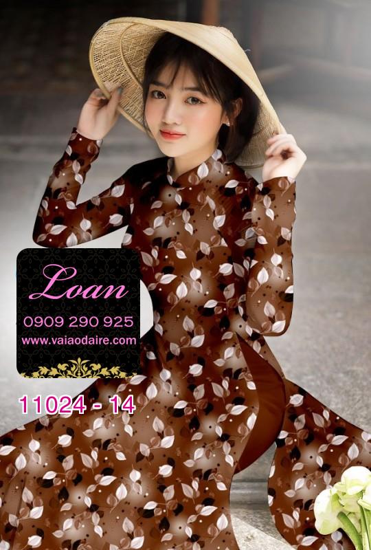 Vải áo dài hoa nhỏ