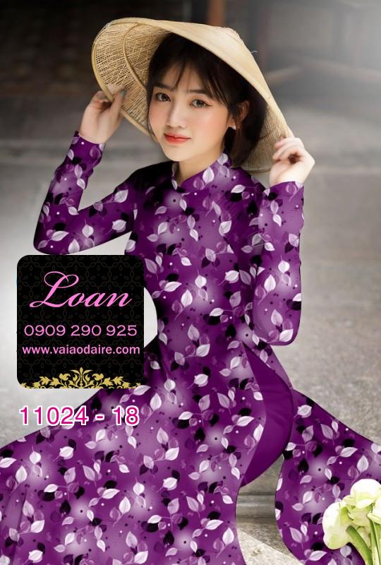 Vải áo dài hoa nhỏ