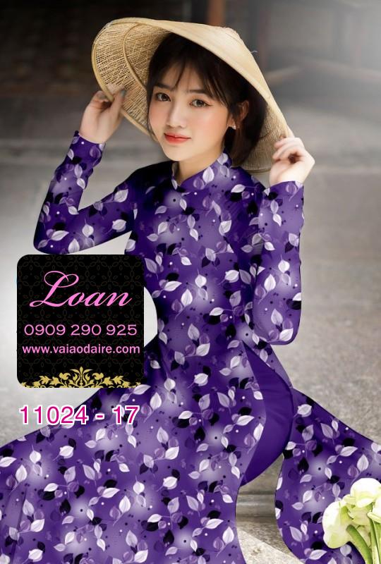 Vải áo dài hoa nhỏ
