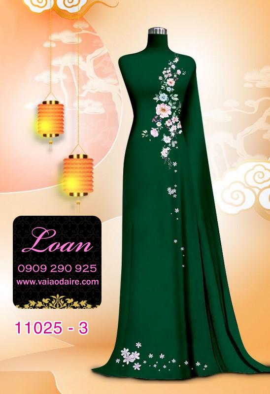 Vải áo dài hoa nhẹ nhàng