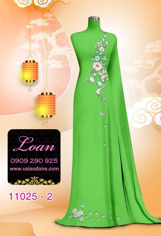 Vải áo dài hoa nhẹ nhàng