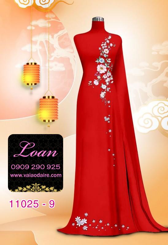 Vải áo dài hoa nhẹ nhàng