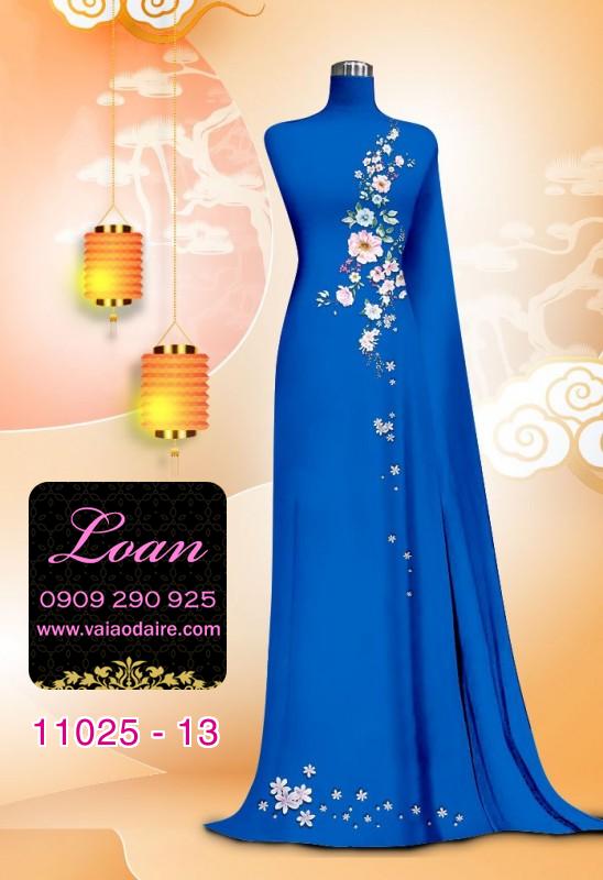 Vải áo dài hoa nhẹ nhàng