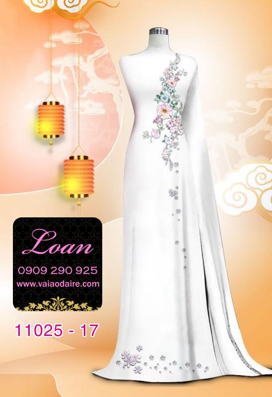 Vải áo dài hoa nhẹ nhàng