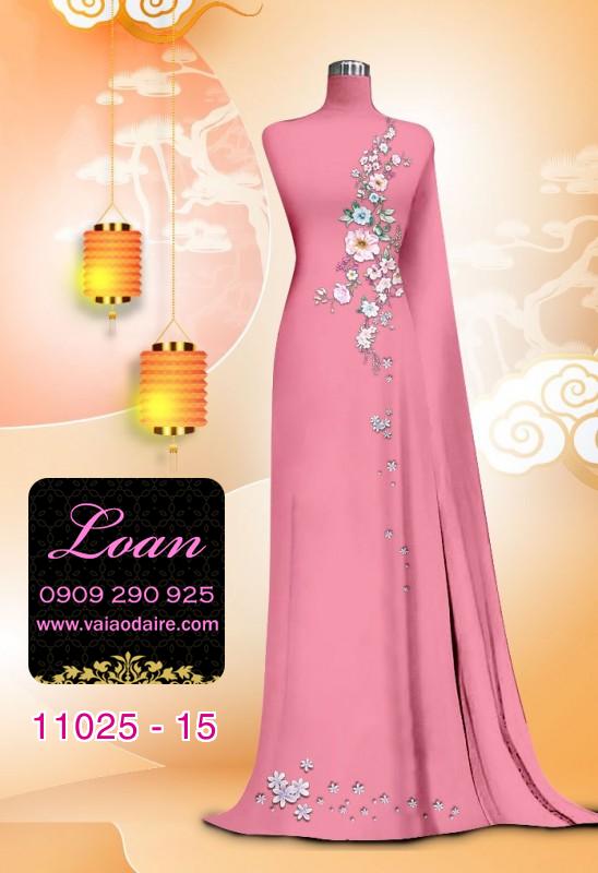 Vải áo dài hoa nhẹ nhàng