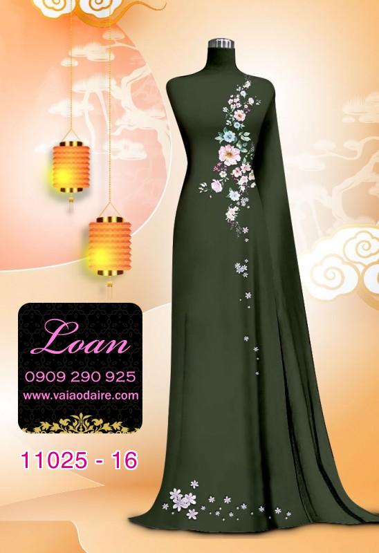 Vải áo dài hoa nhẹ nhàng