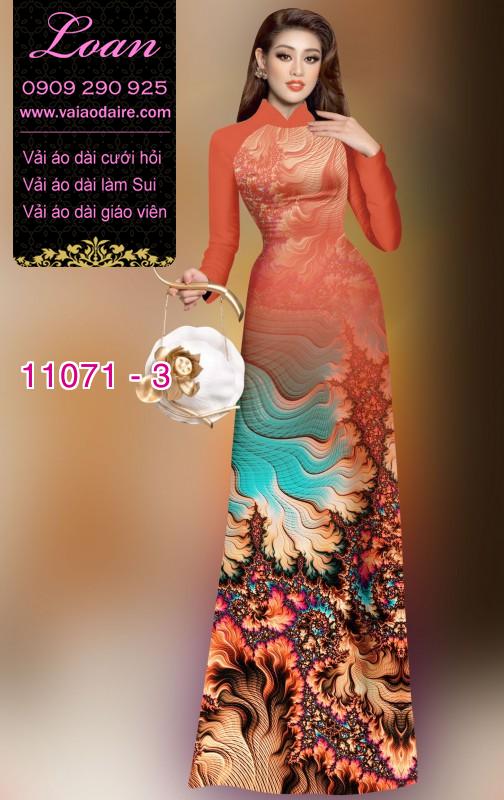 Vải áo dài hoa ảo