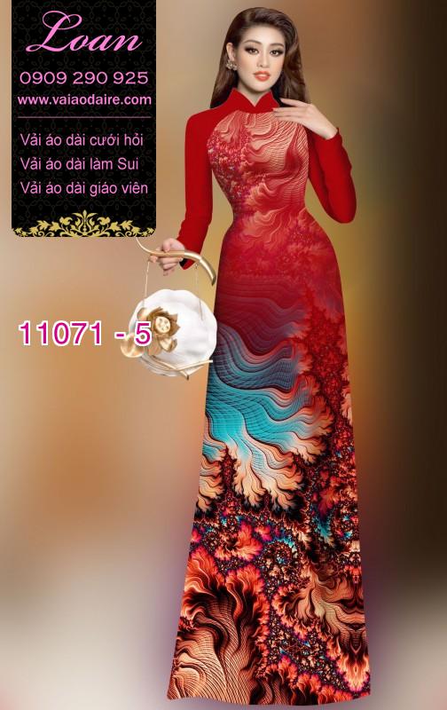 Vải áo dài hoa ảo