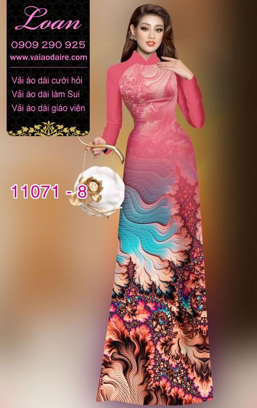 Vải áo dài hoa ảo