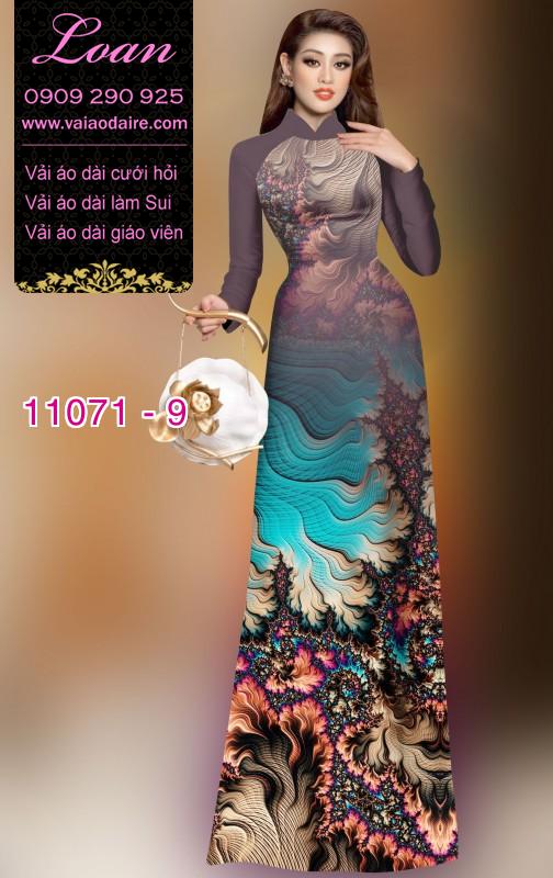 Vải áo dài hoa ảo