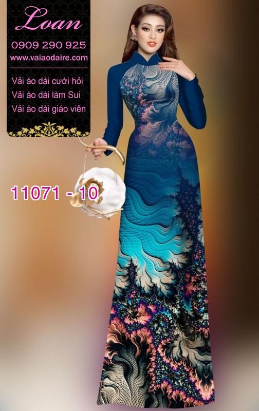 Vải áo dài hoa ảo