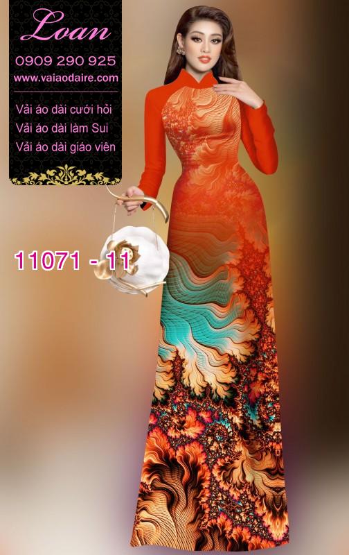 Vải áo dài hoa ảo