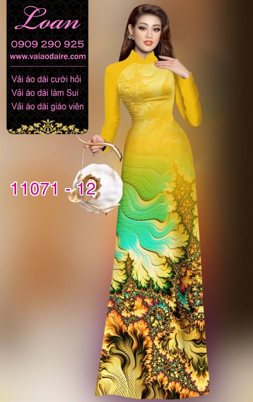 Vải áo dài hoa ảo