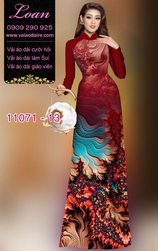 Vải áo dài hoa ảo