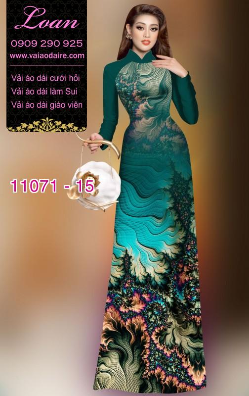 Vải áo dài hoa ảo