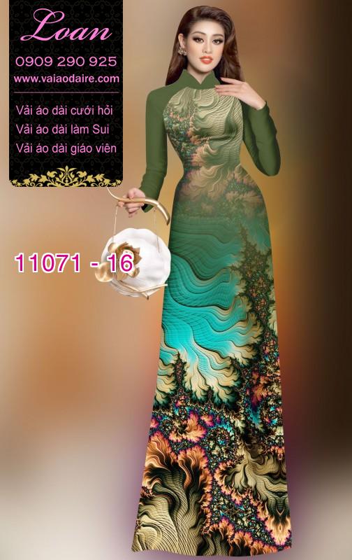 Vải áo dài hoa ảo