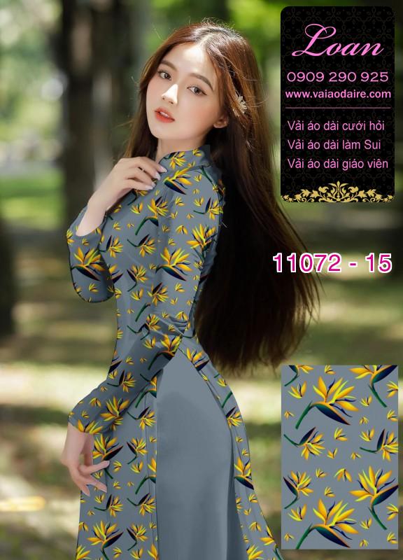 Vải áo dài hoa nhí