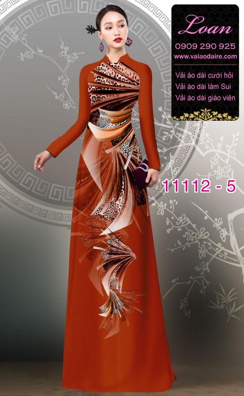 Vải áo dài hoa 3D
