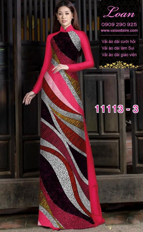 Vải áo dài hoa 3D Vải áo dài hoa 3D
