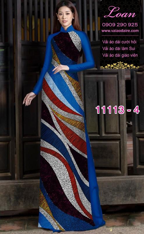 Vải áo dài hoa 3D Vải áo dài hoa 3D
