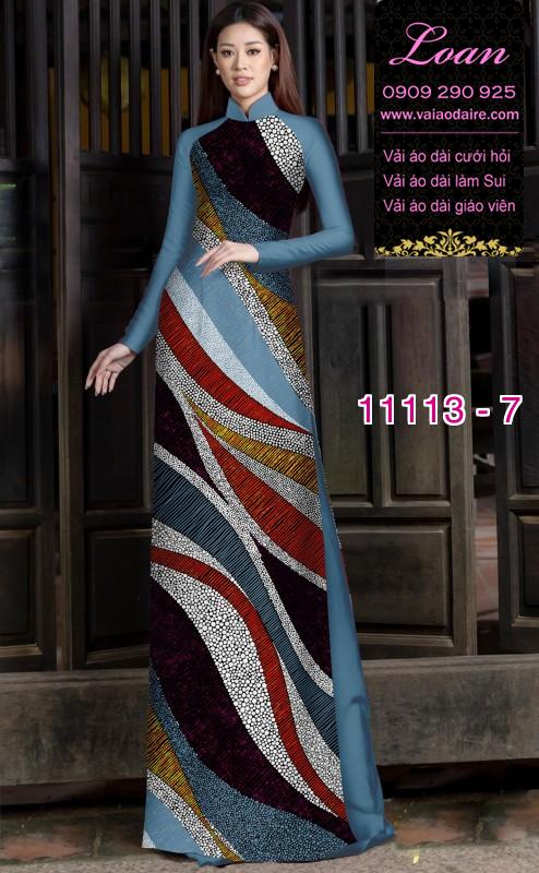 Vải áo dài hoa 3D Vải áo dài hoa 3D
