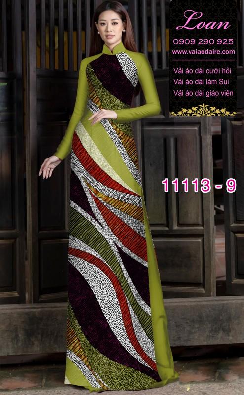 Vải áo dài hoa 3D Vải áo dài hoa 3D