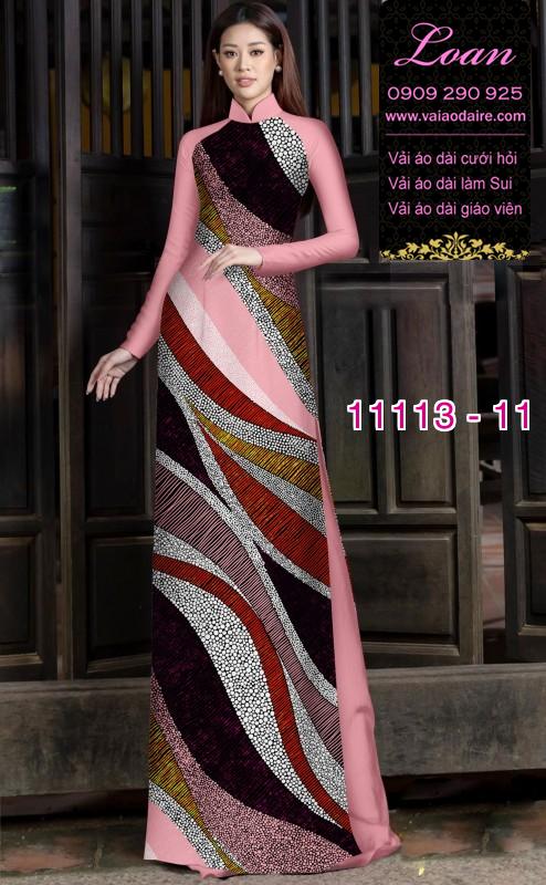 Vải áo dài hoa 3D Vải áo dài hoa 3D