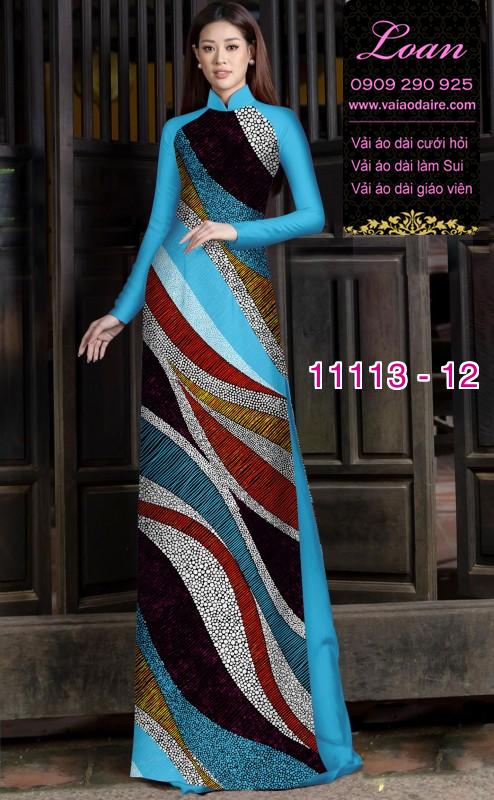 Vải áo dài hoa 3D Vải áo dài hoa 3D