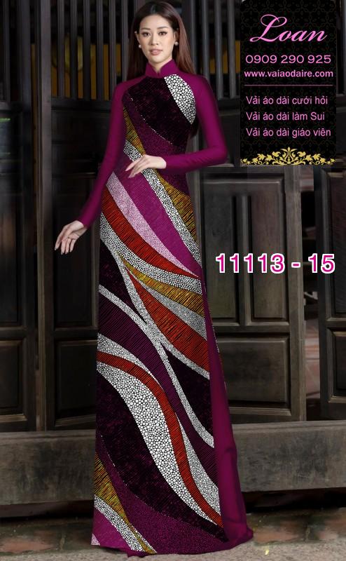 Vải áo dài hoa 3D Vải áo dài hoa 3D