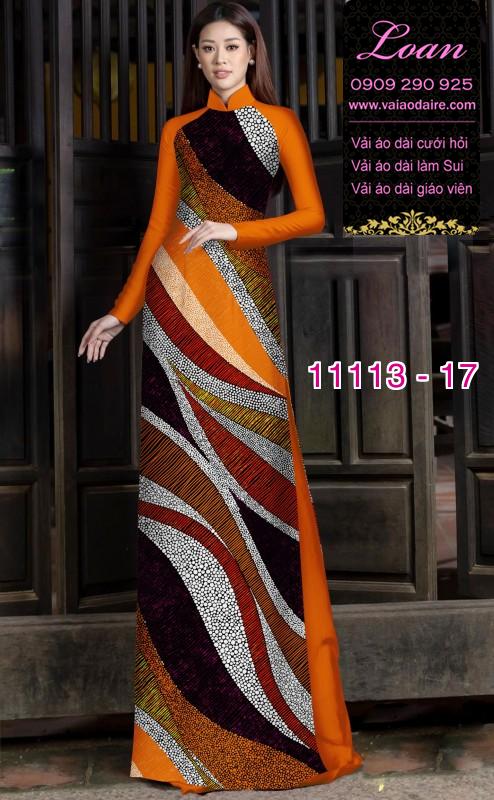 Vải áo dài hoa 3D Vải áo dài hoa 3D