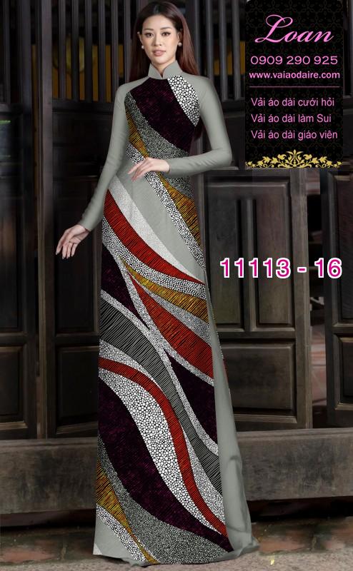Vải áo dài hoa 3D Vải áo dài hoa 3D