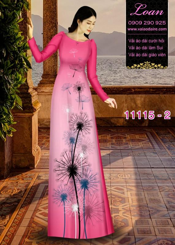 Vải áo dài hoa 3D Vải áo dài hoa 3D