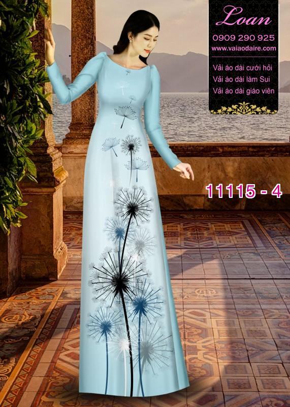 Vải áo dài hoa 3D Vải áo dài hoa 3D