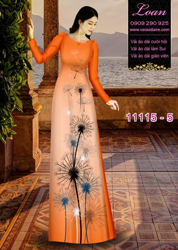 Vải áo dài hoa 3D Vải áo dài hoa 3D