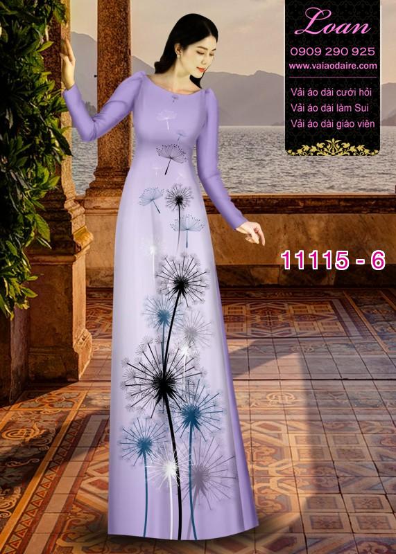 Vải áo dài hoa 3D Vải áo dài hoa 3D
