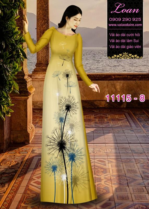 Vải áo dài hoa 3D Vải áo dài hoa 3D