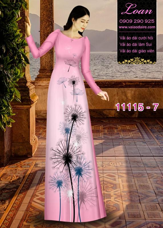 Vải áo dài hoa 3D Vải áo dài hoa 3D