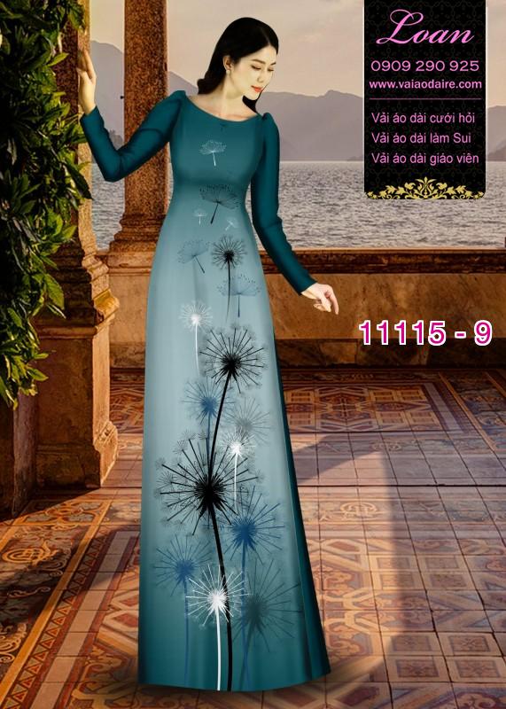 Vải áo dài hoa 3D Vải áo dài hoa 3D
