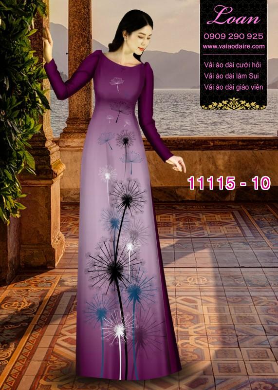 Vải áo dài hoa 3D Vải áo dài hoa 3D