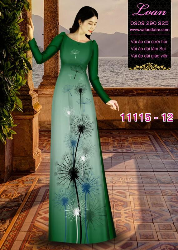 Vải áo dài hoa 3D Vải áo dài hoa 3D