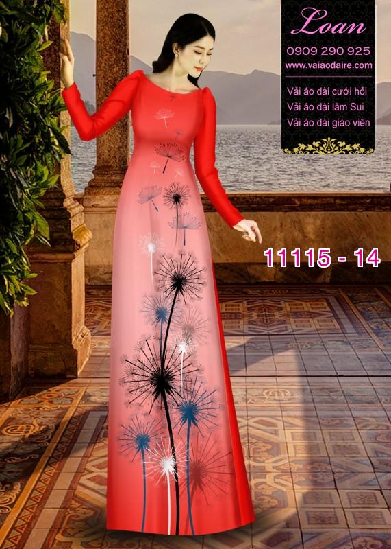 Vải áo dài hoa 3D Vải áo dài hoa 3D