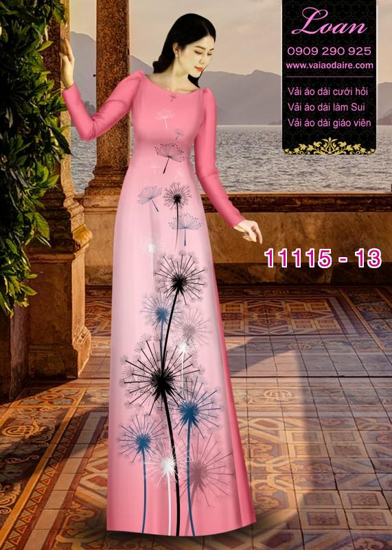 Vải áo dài hoa 3D Vải áo dài hoa 3D